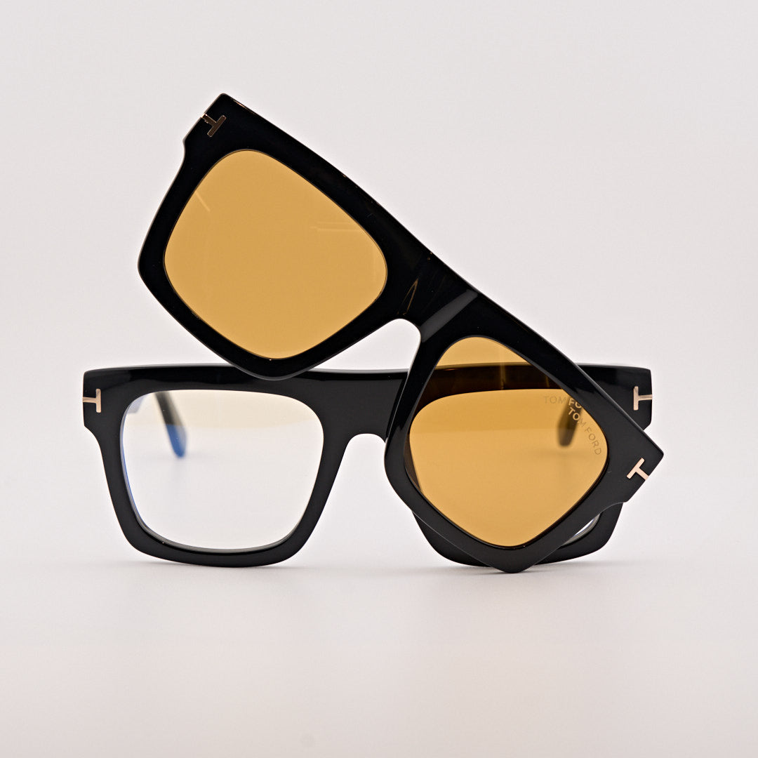 TOM FORD clip on TF6068 nero