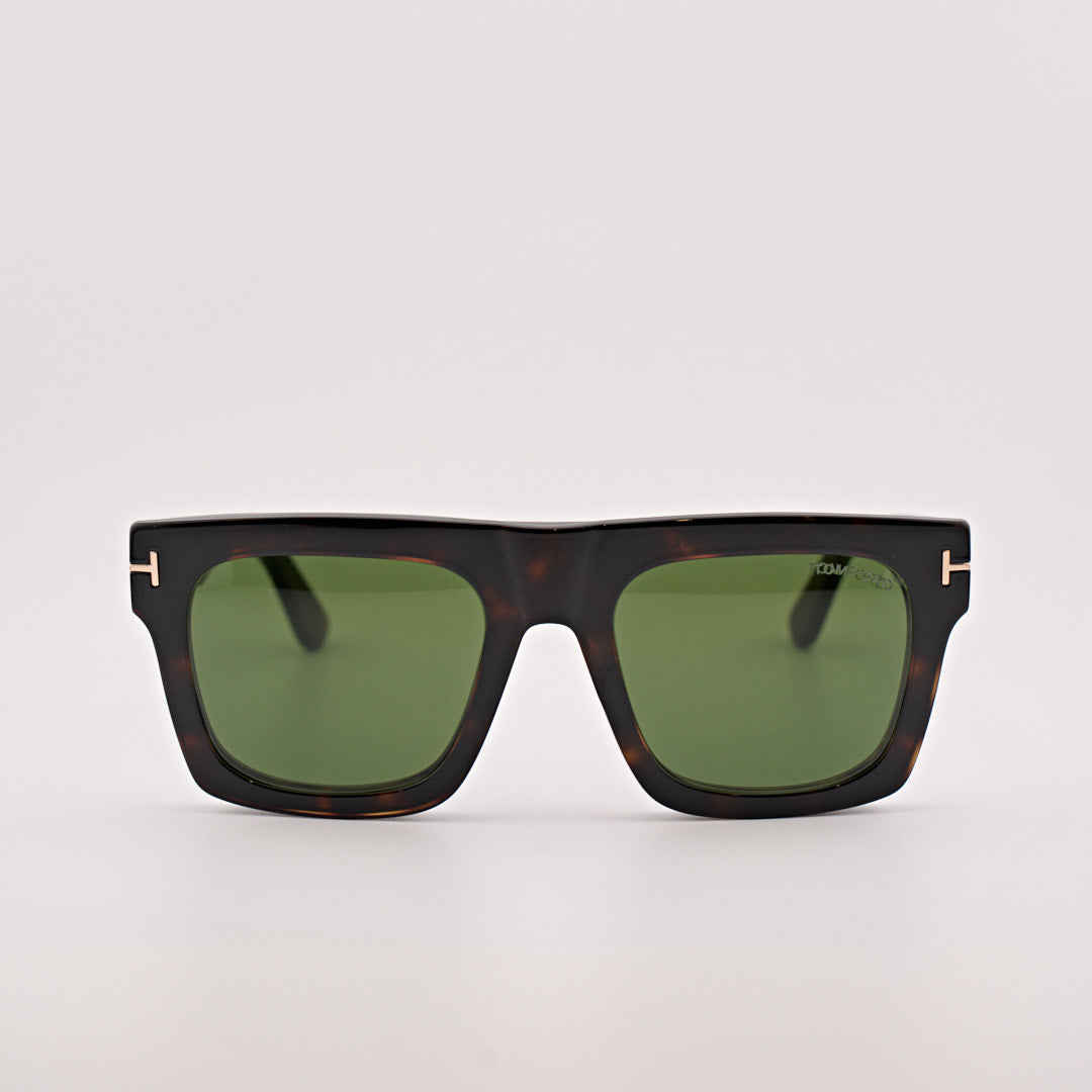 TOM FORD clip on TF6068 tartarugato